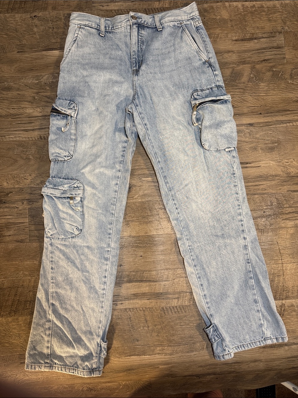 pistola Bobbie Utility Cargo Light Wash Jeans - Size 29